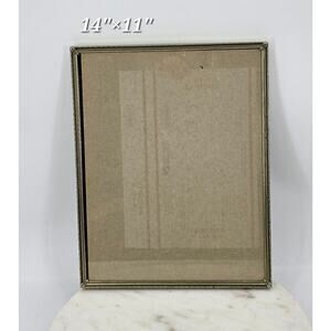 Vintage Ornate Brass-Tone Picture Frame